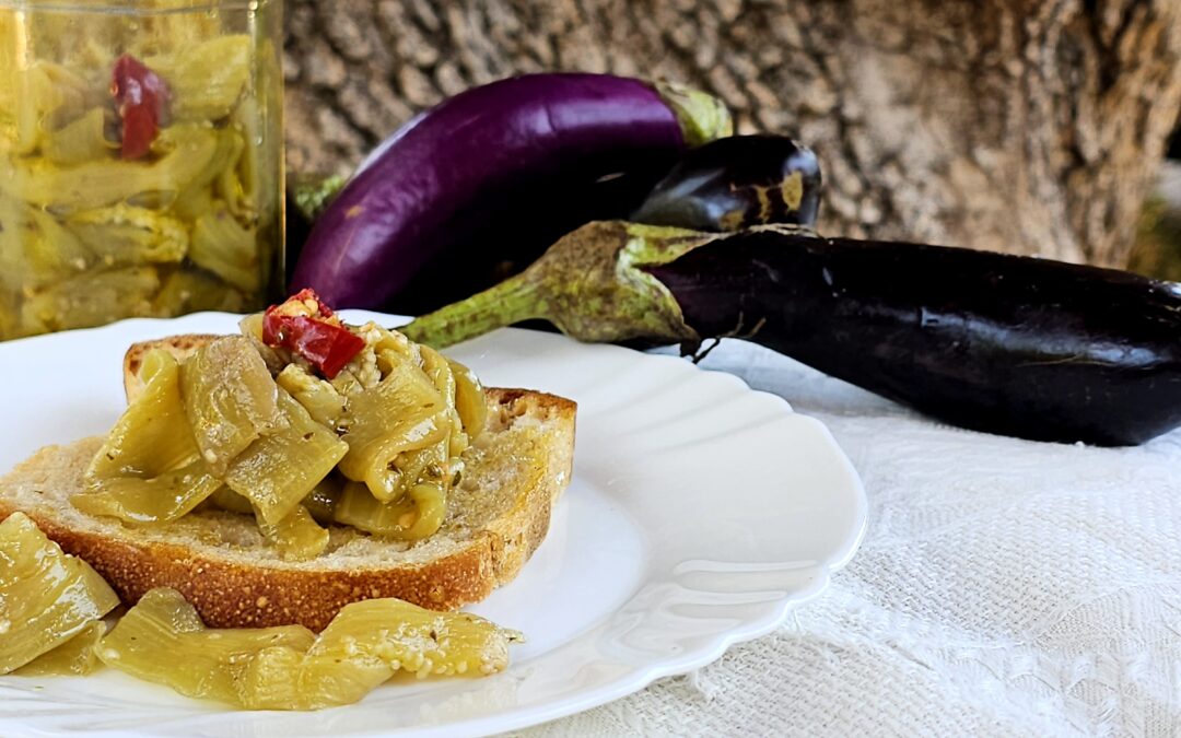 Melanzane sott’olio con bollitura