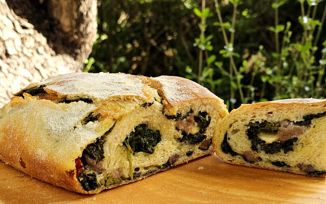 Pane salsiccia e friarielli (broccoli)